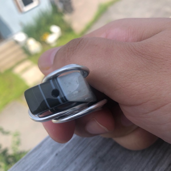 Silver Tone Wire Wrapped Pendant - Picture 15 of 15